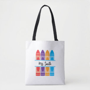 Personalisiert Teacher Leinwand Tote Bag Geschenk 