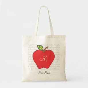 Personalisiert Teacher Tote Bag Tragetasche