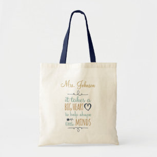 Personalisiert Teacher Tote Tasche
