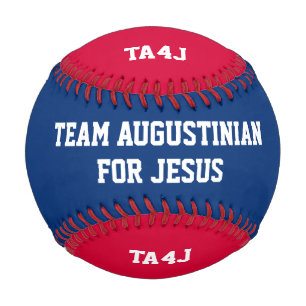 Personalisiert TEAM JESUS Monogram Baseball