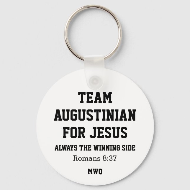 Personalisiert TEAM JESUS Schlüsselanhänger (Vorderseite)