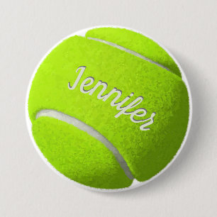 Personalisiert Tennis Ball   Button