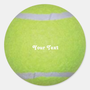 Personalisiert Tennis Ball Runder Aufkleber