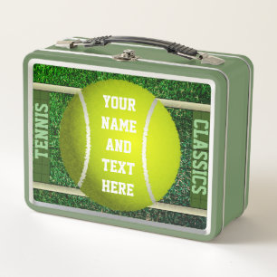 Personalisiert Tennis Classics Metal Lunchbox