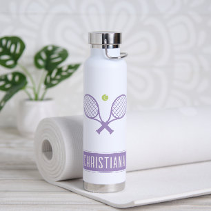 Personalisiert Tennis Player Individuelle Name Ten Trinkflasche
