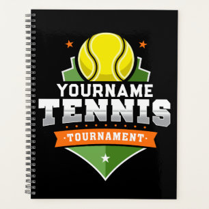 Personalisiert Tennis Player NAME Varsity Turnier Planer