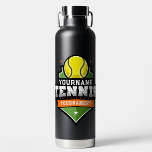 Personalisiert Tennis Player NAME Varsity Turnier Trinkflasche