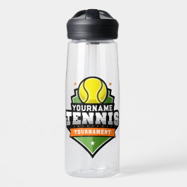 Personalisiert Tennis Player NAME Varsity Turnier Trinkflasche