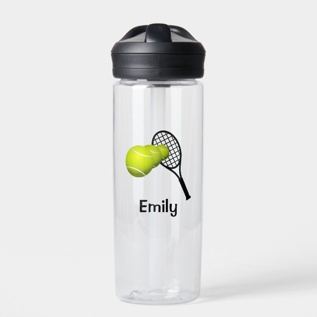 Personalisiert Tennis Trinkflasche (Vorderseite)