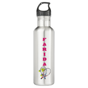 Personalisiert Tennis Wasserflasche aus Edelstahl Edelstahlflasche