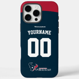 Personalisiert Texans Jersey American Football iPhone 16 Pro Max Hülle