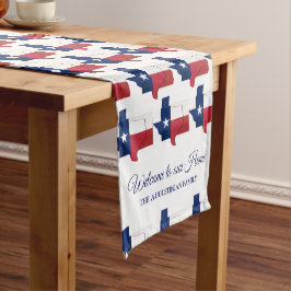 Personalisiert TEXAS FLAG Kurzer Tischläufer