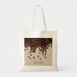 Personalisiert-Text-Kaffeebohnen Tragetasche