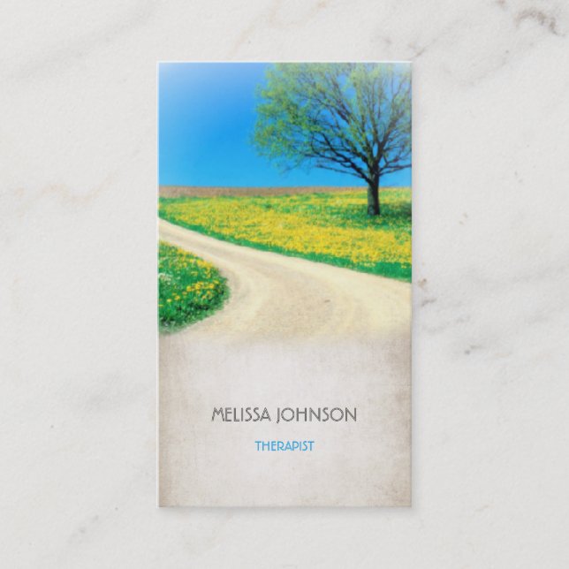 Personalisiert Therapeut Psychologin Business Cart Visitenkarte (Vorderseite)