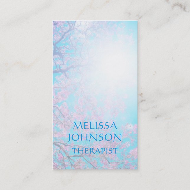 Personalisiert Therapeut Psychologin Business Cart Visitenkarte (Vorderseite)