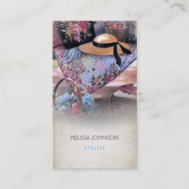 Personalisiert Therapeutin Psychologin Stylist Visitenkarte (Vorderseite)