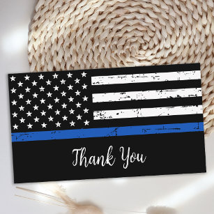 Personalisiert Thin Blue Line Flaggenpolizei Viele Visitenkarte