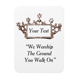 Personalisiert Tiara Magnet