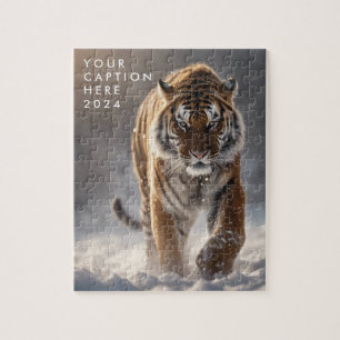 Personalisiert Tiger Jigsaw Puzzle Sibirien Custom