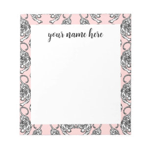 Personalisiert Tiger Notepad Notizblock