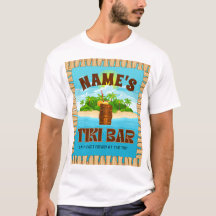 Personalisiert Tiki Bar T - Shirt