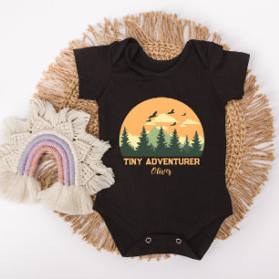 Personalisiert Tiny Adventurer Baby Strampler