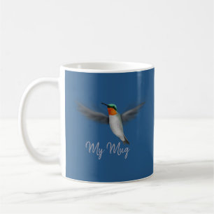 Personalisiert Tiny Illustriert Hummingbird Kaffeetasse