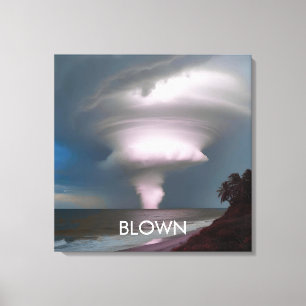 Personalisiert Tornado Twister Storm Leinwanddruck