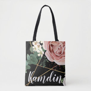 Personalisiert Tote Beutel Geometrische Gartenanla