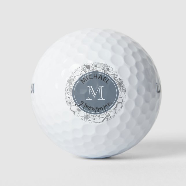 Personalisiert Trauzeuge Golf Balls Golfball (Vorderseite)