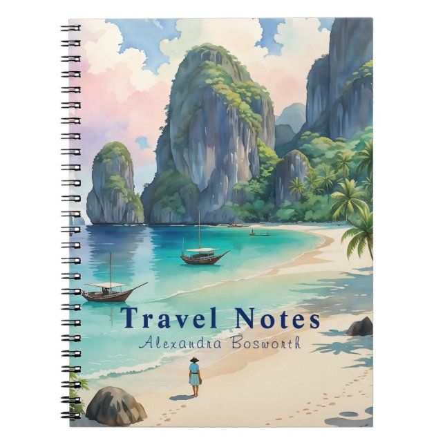 Personalisiert Travel Philippines Notebook - Notizblock (Vorderseite)