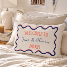 Personalisiert Trendy Pink Hand Drawn Dorm Mitbewo