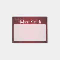 Personalisiert Trendy Red and Black Grainy