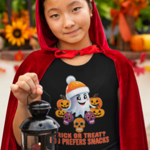 Personalisiert Trick oder Treat Boo Funny Hallowee T-Shirt