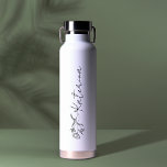 Personalisiert Trinkflasche<br><div class="desc">Fügen Sie Ihren Namen zu dieser Wasserflasche für eine personalisierte Gastgeschenk Hochzeit, ein Brautparty oder einfach nur für den Alltag!</div>