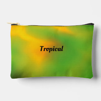 Personalisiert Tropical Melon Green Zubehörtasche