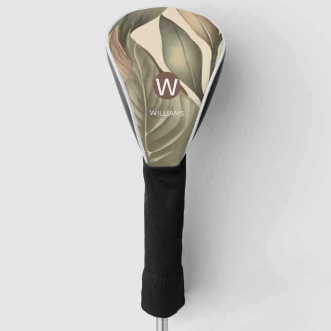 Personalisiert tropisch golf headcover (Vorderseite)