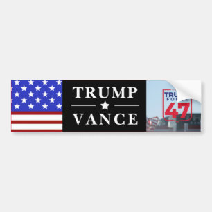 Personalisiert Trump Vance 2024 Autoaufkleber