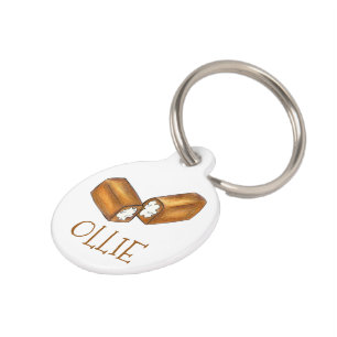 Personalisiert Twinkie Snack Cake Junk Food Feinsc Tiernamensmarke