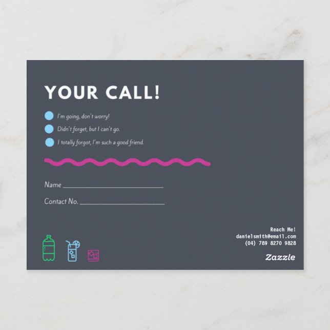 PERSONALISIERT - UAWG POSTKARTE (Rückseite)