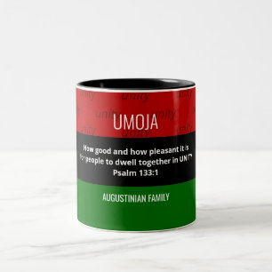 Personalisiert UMOJA Unity Kwanzaa Zweifarbige Tasse