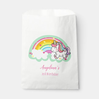Personalisiert Unicorn Geburtstags-Liebestasche Geschenktütchen