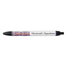 Personalisiert | UNION JACK | UK FLAG Black Ink Pe Kugelschreiber