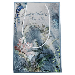 Personalisiert unter der Meeresküste Mittlere Geschenktüte