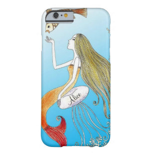 Personalisiert unter der Seeschönen Meerjungfrau Barely There iPhone 6 Hülle