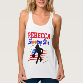 PERSONALISIERT USA BASKETBALL GIRL TANK TOP