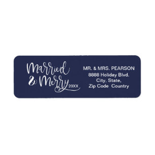 Personalisiert, Verheiratet und froh, Erste Weihna