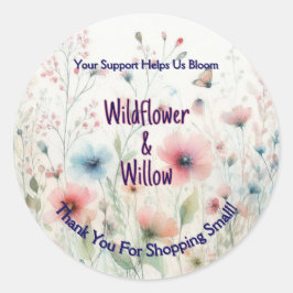 Personalisiert Vielen Dank, Aufkleber