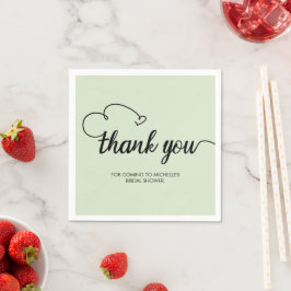 Personalisiert Vielen Dank Individuelle Name Braut Serviette