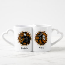 Personalisiert Viking Warrior Maiden Seine und sei